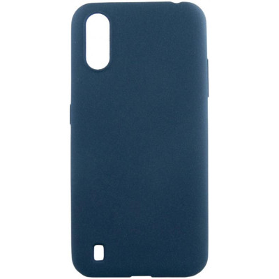 Чохол-накладка Dengos Carbon для Samsung Galaxy A01 SM-A015 Blue (DG-TPU-CRBN-56)