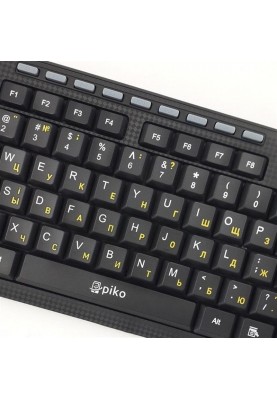 Клавіатура Piko KB-108 Ukr Black (1283126467103)