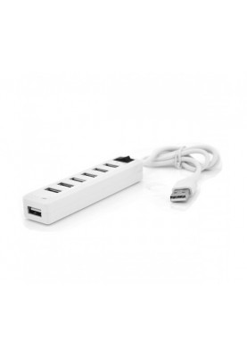 Концентратор USB2.0 Voltronic 7хUSB2.0 White (YT-H7S-W/12904), Blister