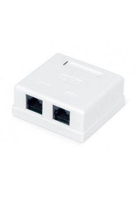 Розетка Ritar RJ45х2 (StR-8P8CRJ45/C6-2/01527)