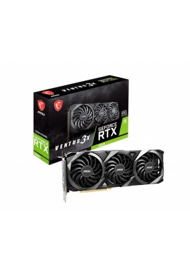 Відеокарта GF RTX 3060 12GB GDDR6 Ventus 3X OC MSI (GeForce RTX 3060 VENTUS 3X 12G OC)