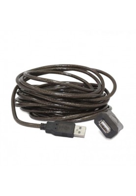 Кабель Cablexpert USB - USB V 2.0 (M/F), активний подовжувач, 10 м, чорний (UAE-01-10M)