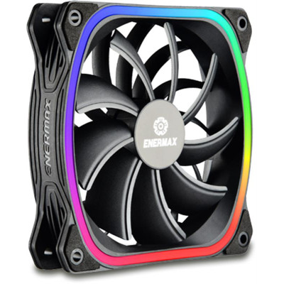 Вентилятор Enermax SquA RGB (3pcs Pack) (UCSQARGB12P-BP3); 120х120х26мм, 3-pin, 4-pin