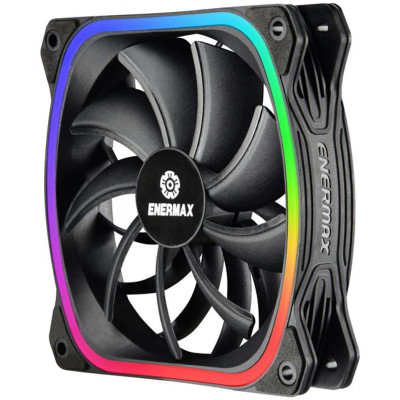 Вентилятор Enermax SquA RGB (3pcs Pack) (UCSQARGB12P-BP3); 120х120х26мм, 3-pin, 4-pin