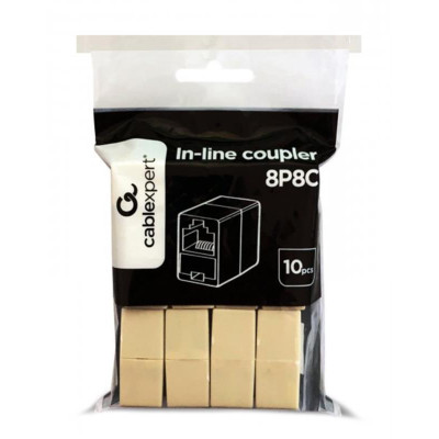 З`єднувач мережевих роз`ємів Cablexpert (TA-350-10) 8P8C 10шт З`єднувач мережевих роз`ємів Cablexpert (TA-350-10) 8P8C 10шт