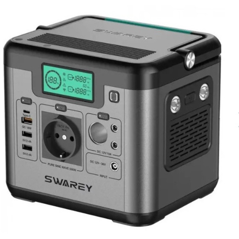 Зарядна станція Swarey S500 (144000mAh 500W)