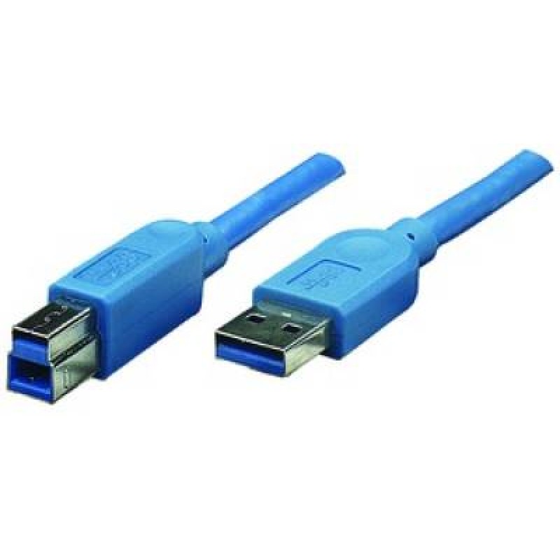 Кабель Atcom USB - USB Type-B V 3.0 (M/M), 1.8 м, blue (12823)