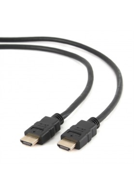 Кабель Cablexpert HDMI - HDMI V 1.4 (M/M), 1 м, чорний (CC-HDMI4L-1M) пакет
