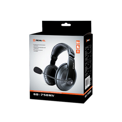 Гарнітура REAL-EL GD-750MV Black