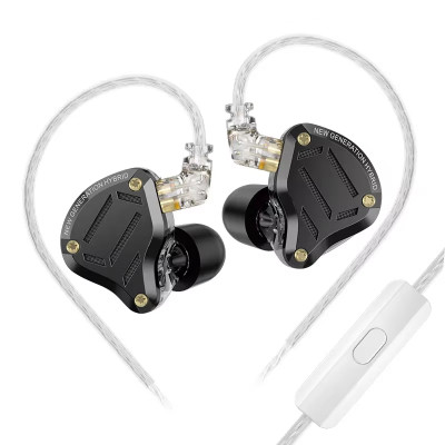 Навушники KZ ZS10 Pro 2 з мікрофоном black