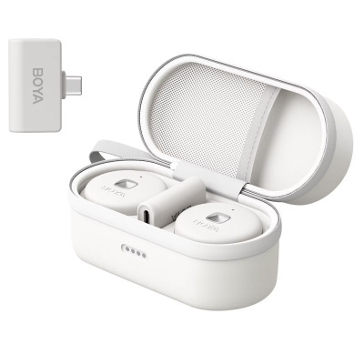 Мікрофон петличний бездротовий BOYA Omic-U (Type-C) white