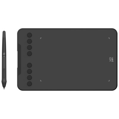 Графічний планшет XP-Pen Deco SE black, 7X4.4", 5080 LPI, 16384 levels, Bluetooth