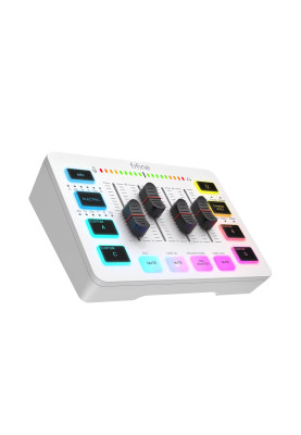 Ігровий аудіомікшер Fifine SC3 white