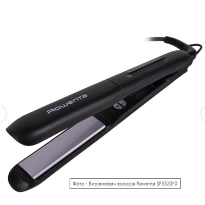 Вирівнювач волосся Rowenta SF3320F0 black