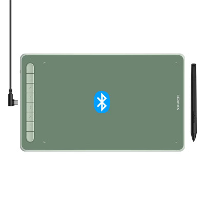 Графічний планшет XP-Pen Deco LW green, 10X6", 5080 LPI, 8192 levels, Bluetooth 5.0