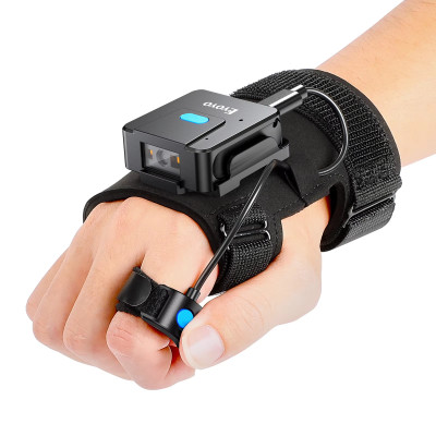 Сканер штрих-кодів-перчатка Eyoyo EY-027 black