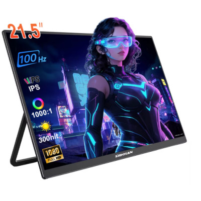 Портативний монітор Sibolan S3-215AC black 21.5" 1920x1080 100 Гц