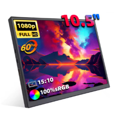 Портативний монітор ZSUS PM10A black 10.5" 1920x1280 60 Гц