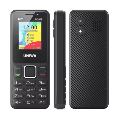 Телефон Uniwa MS001 black Russian Keyboard 4SIM