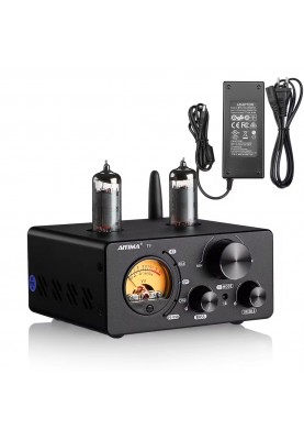 Підсилювач звуку AIYIMA T9 Tube Amplifier + блок живлення 48V. Bluetooth 5.0, RCA, 100Wx2 (TPA3250)