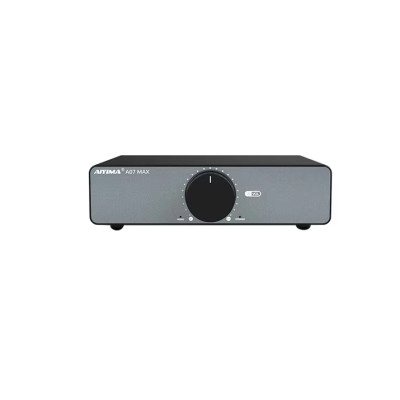 Підсилювач звуку AIYIMA A07 MAX black + блок живлення 48V, AUX, 300Wx2 (TPA3255)