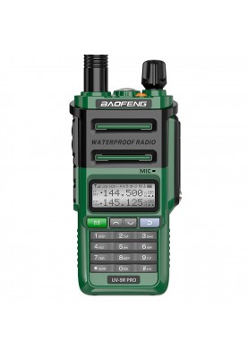 Рація Baofeng UV-9R Pro V2 green