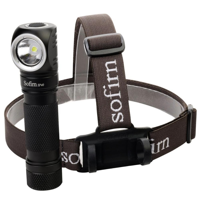 Ліхтарик Sofirn SP40 5000K LH351D IPX7 1200 Lumen black з акумулятором 18650 (1 х 3000мАг)