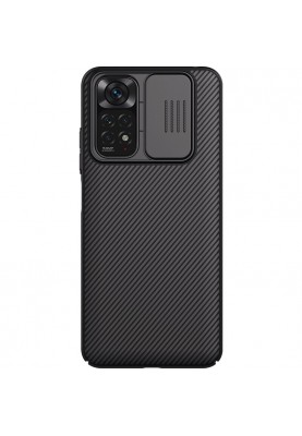 Комплект захисту для Xiaomi Redmi NOTE 11 (Nillkin CamShield Case + скло) black