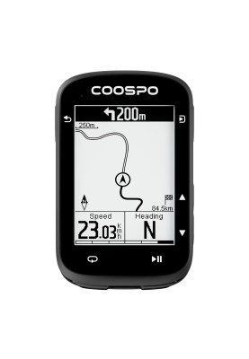 Велокомп'ютер Coospo CS500 GPS black