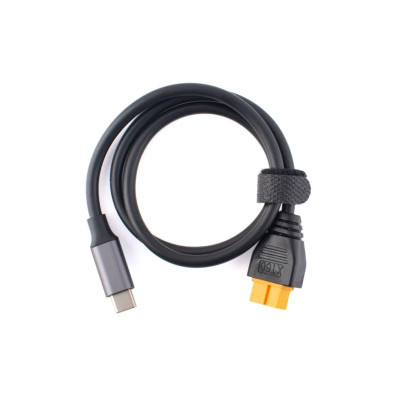 Зарядний кабель ToolkitRC SC100 Type-C - XT60 0,5м black
