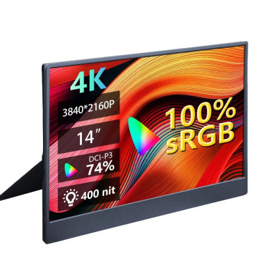 Портативний монітор MUCAI N140TUK black 14" 3840x2160 60 Гц