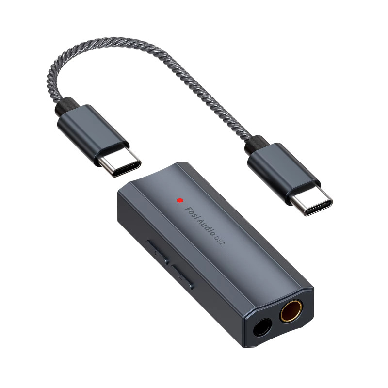 Конвертер звуку для навушників Fosi Audio DS2 2024 black