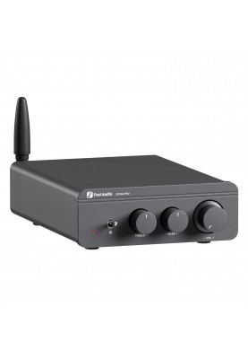 Підсилювач звуку Fosi Audio BT20A Pro gray + блок живлення 32V. Bluetooth 5.0, 2x300W