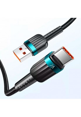 Кабель зарядний Toocki USB — Type-C 1м 100W black