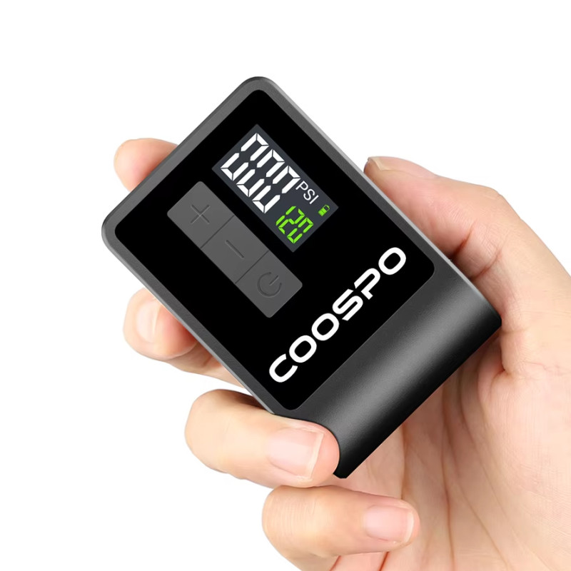 Насос акумуляторний Coospo Mini Electric Air Pump black