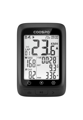Велокомп'ютер Coospo BC107 GPS black