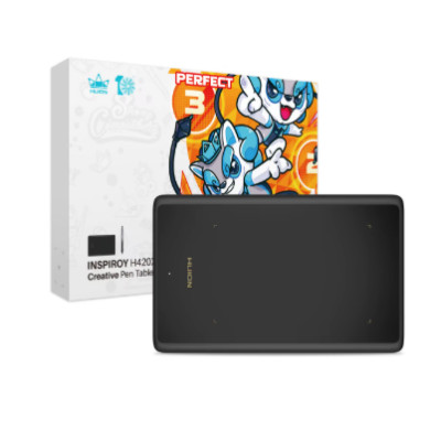 Графічний планшет Huion H420X black, 10.6X6.6", 5080 LPI, 8192 levels