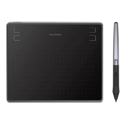 Графічний планшет Huion HS64 black, 10X6.25", 5080 LPI, 8192 levels