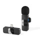 Мікрофон петличний бездротовий BOYA BY-V1 (Lightning) black