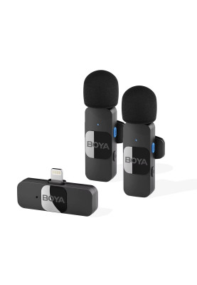Мікрофон петличний бездротовий BOYA BY-V2 (Lightning) black