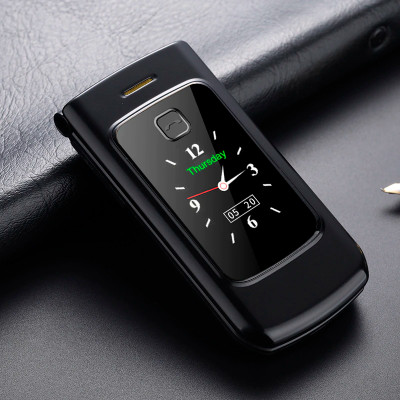 Телефон Tkexun F18 (Happyhere F18) black. Dual display