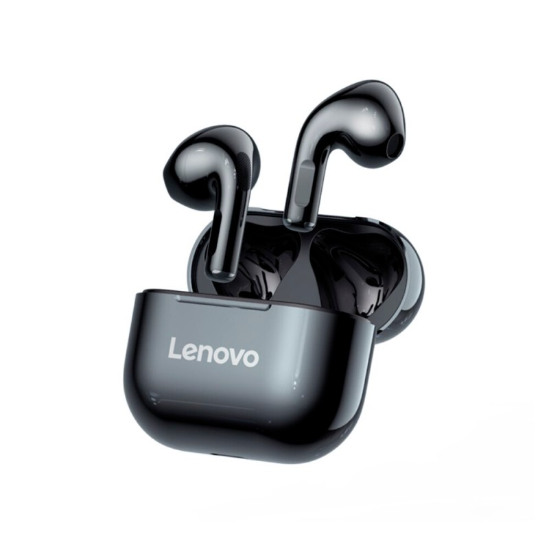 Уцінка* Навушники Lenovo LP40 black *Правий навушник + кейс