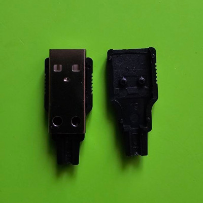 USB роз'єм під пайку black