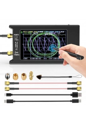 Векторний аналізатор спектра NanoVNA-H4 (10кГц - 1,5ГГц)
