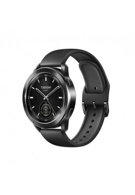 Смарт годинник Xiaomi Watch S3 black Global Version (BHR7874GL)