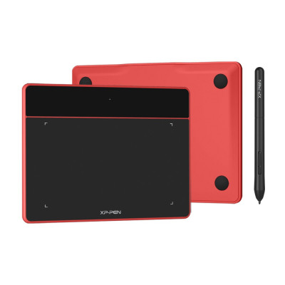 Графічний планшет XP-Pen Deco Fun S red, 6.3X4", 5080 LPI, 8192 levels