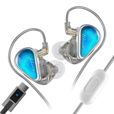 Навушники KZ Sheen EQ Type-C з мікрофоном silver
