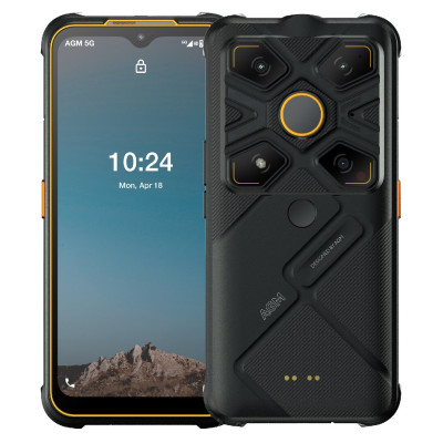 Смартфон AGM Glory G1S 8/128Gb black-orange Night Vision ТЕПЛОВІЗОР