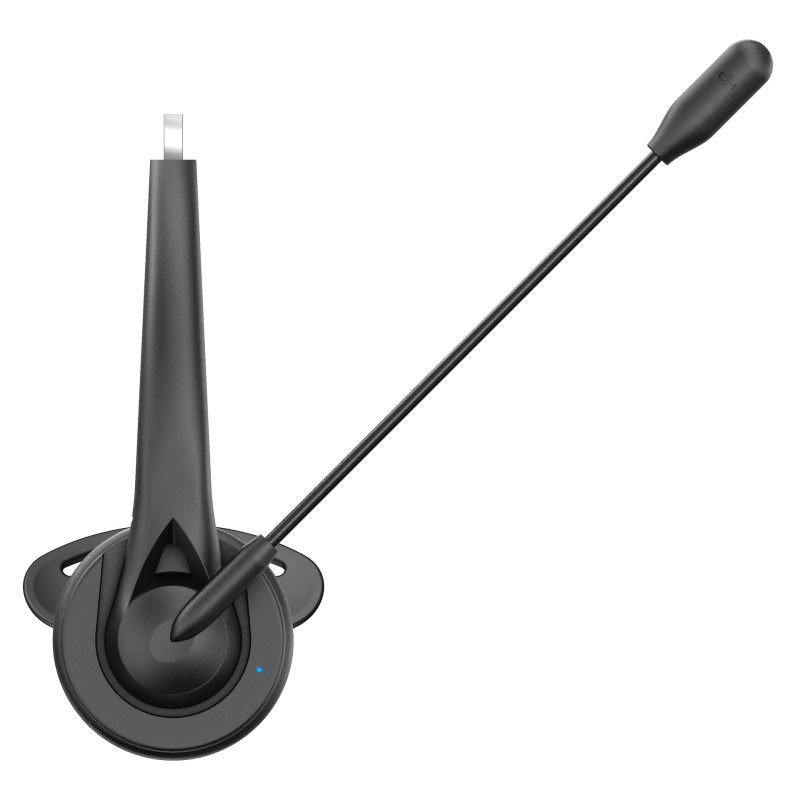 Бездротова Bluetooth-гарнітура Opptel BH31S з мікрофоном ENC та зарядною док-станцією (Чорний)