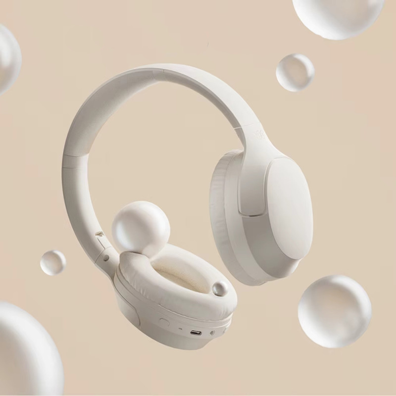 Бездротові навушники QCY H2 Pro з титановим покриттям динаміків та режимом Extra Bass (Білий)